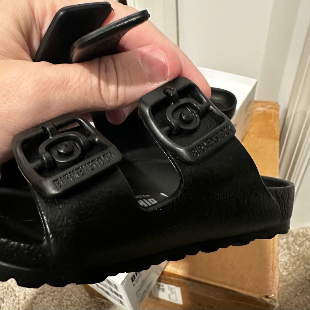 Birkenstock Arizona Eva Kids Sandals Black - Picture 4 of 5
